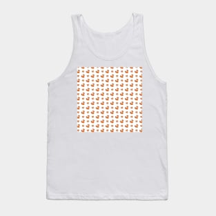 Red foxes pattern Tank Top